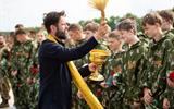 на открытии смены